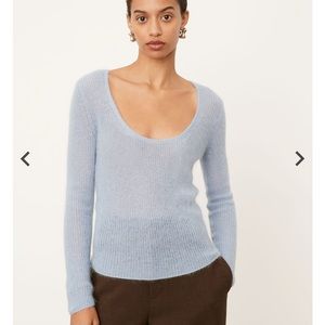 VINCE SCOOP NECK SWEATER XS